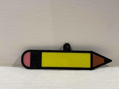 Pencil School Christmas tree ornament