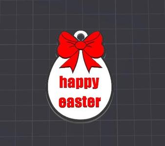 easter egg keychain / necklace charm (free for commercial use)