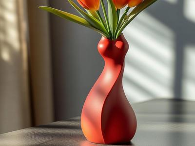 Scarlet Vase for Bold Home Decor
