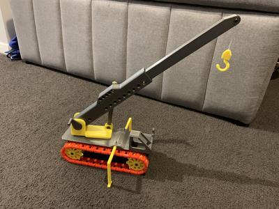 Tracked Crane Truck Toy
