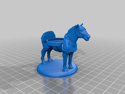 Mountable Armored Horse