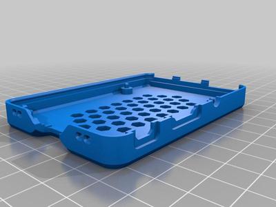 Bottom of pi 4 hex case