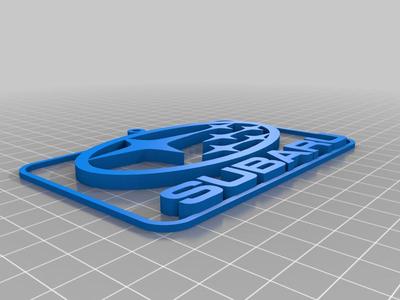 Subaru Logo Ornament