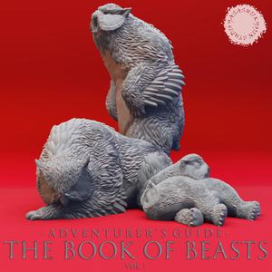 Owlbear Pack - Book of Beasts - Tabletop Miniatures (Pre-Supported)