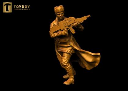 SCI-FI Miniature Russian women soldier (Model 2)