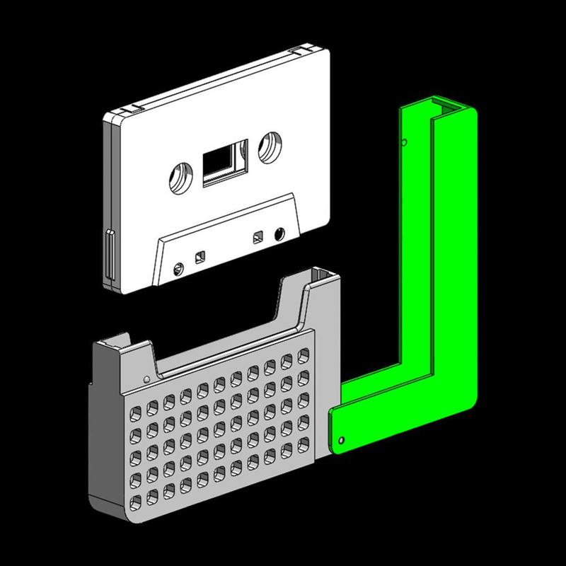 Memorex-Inspired Hinge Cassette Case 