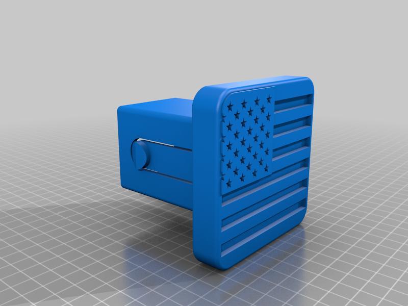 US, Canada, Scotland Trailer Hitch Covers - Remix