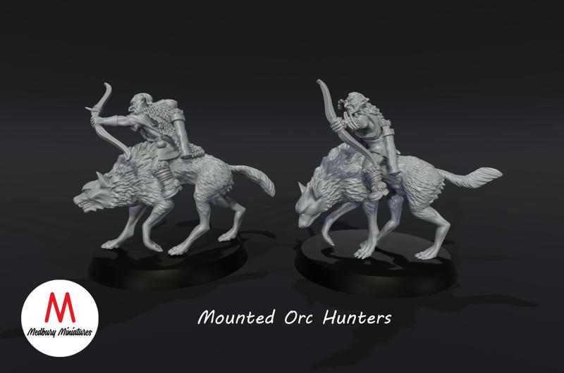 Mounted Orc hunters