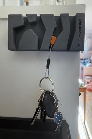 Climbing nut style key holder & (ugly) nut