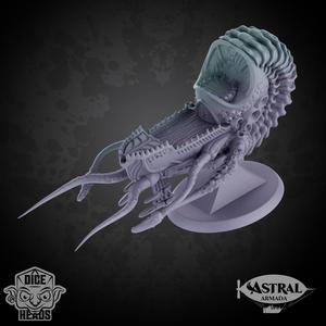 Space Nautilus Astral Ship (miniature version)