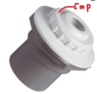 Pool inlet Nozzle (ball cap) 1.87" (47.5mm)