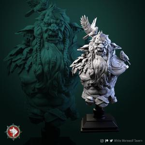 Leshy bust pre-supported