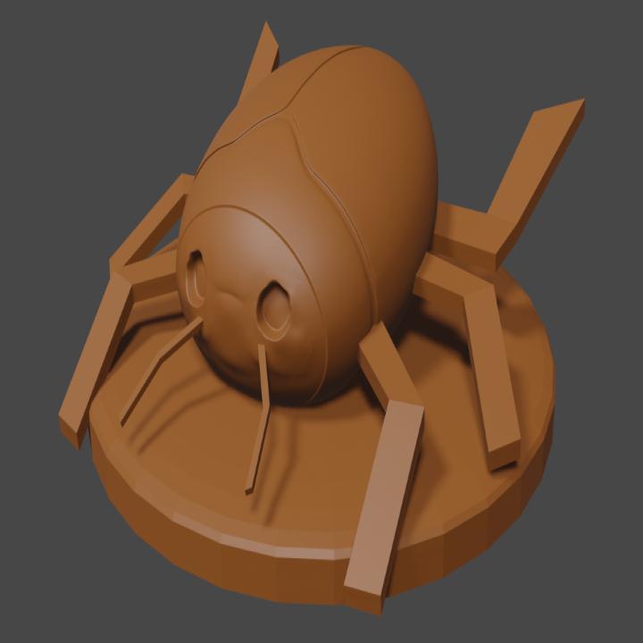 Naruto Inspired, Deidara Clay beetle tabletop miniature