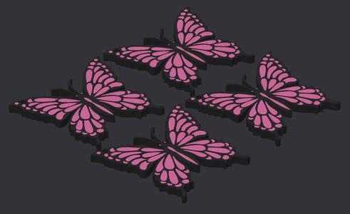 Butterfly keychain   