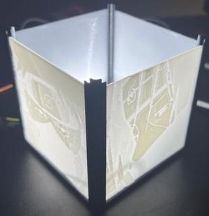 Anime Lithophane lightbox