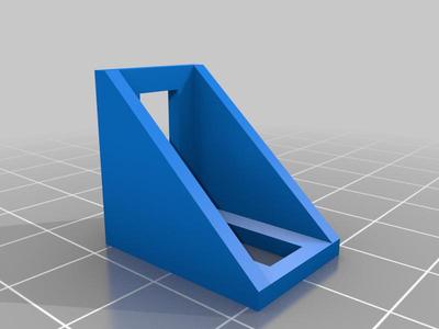 90° angle for 1/4" screws