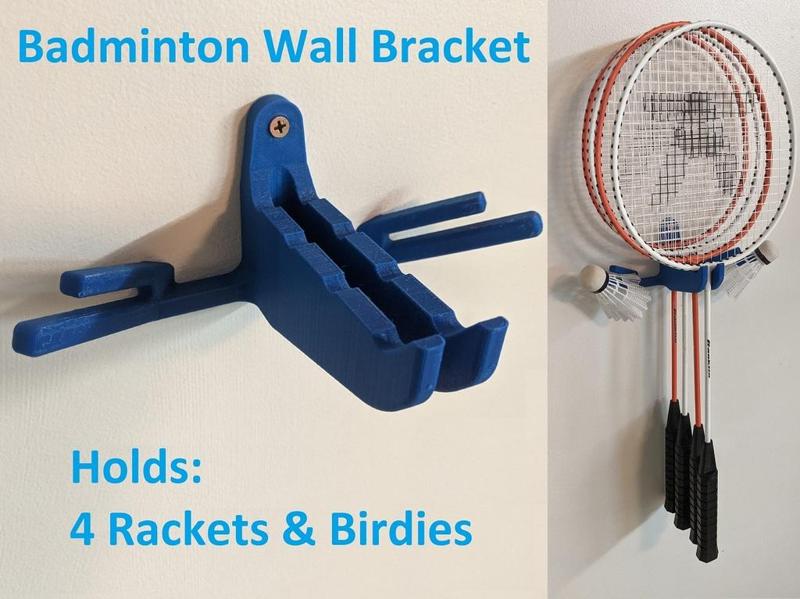 Badminton Set Wall Bracket