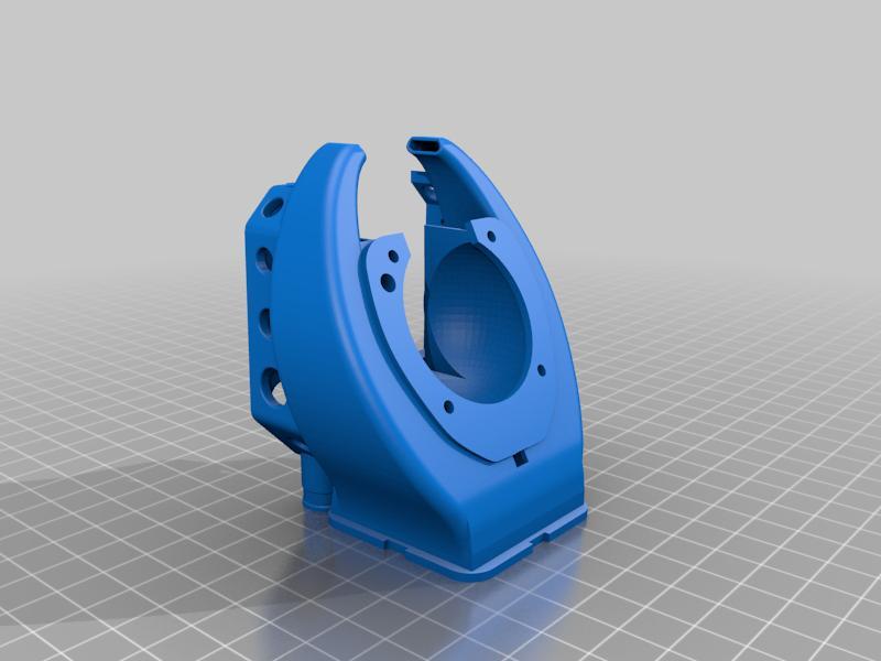 Fang Fan Duct for Ender 3 v2 w/ CR/BL touch bracket (fan body only)