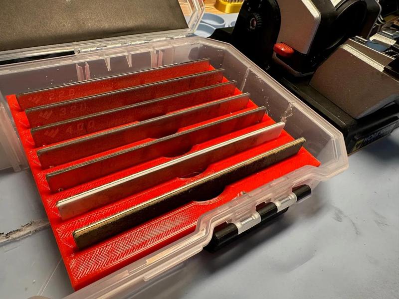 Abrasives holder for Worksharp Precision Adjust Pro   