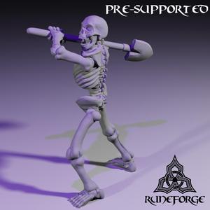 Graveyard Skeleton - Two-Handed Shovel