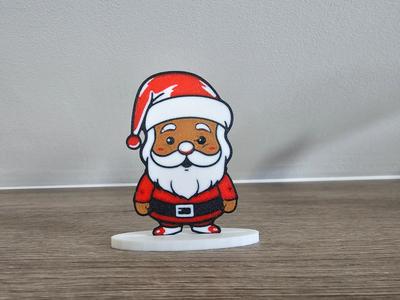 Cute Santa Claus Christmas decoration 2d