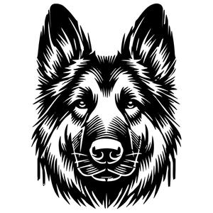 German Shepard Wall Art   