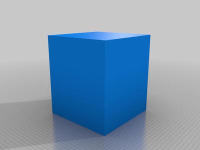 Solid Cube for Full Ender3 Printing Volumen 