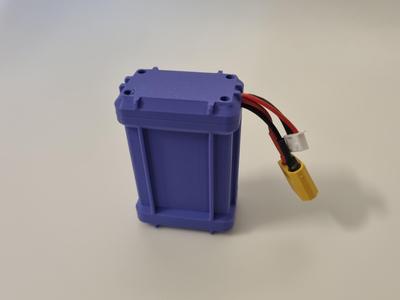 Rugged box 18650 battery 2s1p