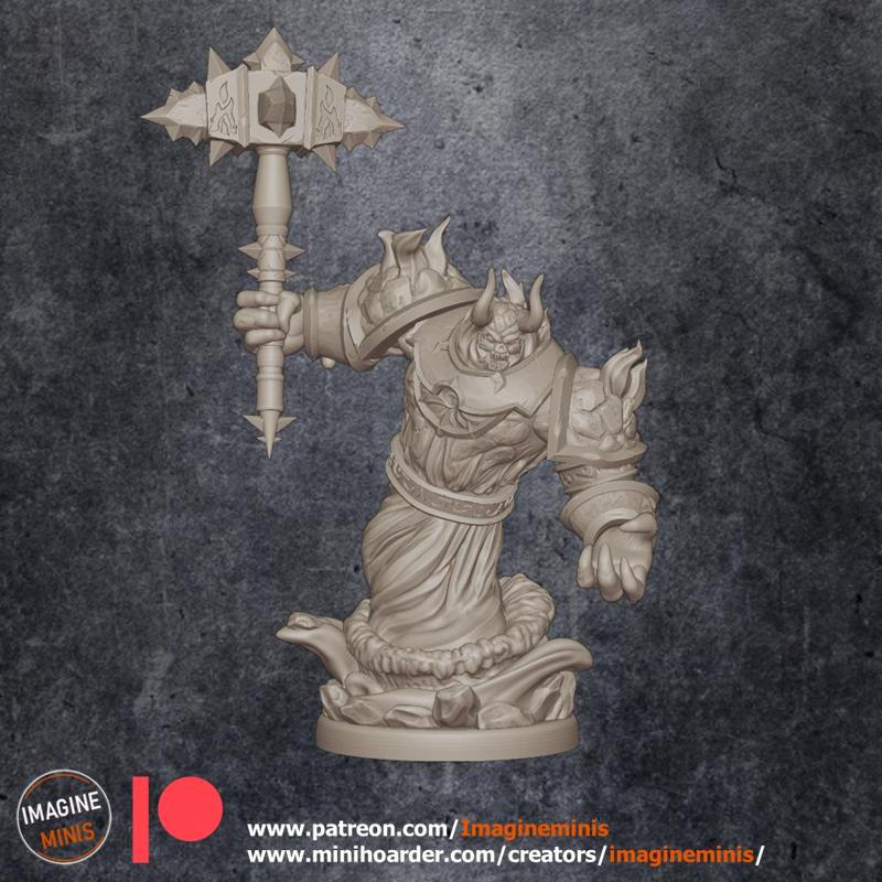 Patron Commission June: Fire Elemental