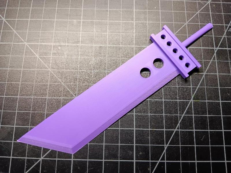 Buster sword bobby pin holder   