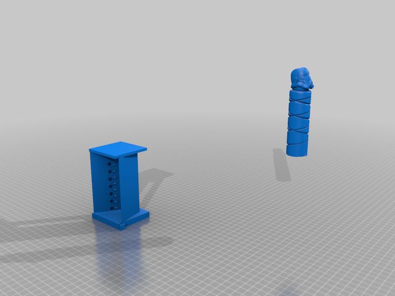 micro handle repair with storm trooper helmet