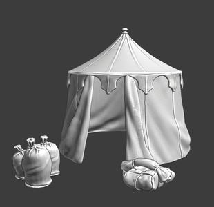 Medieval round Tent ver. 2
