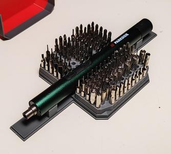 electric screwdriver box with bits