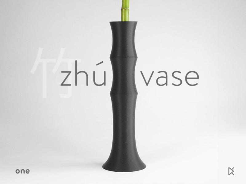Zhú One - Minimal watertight vase