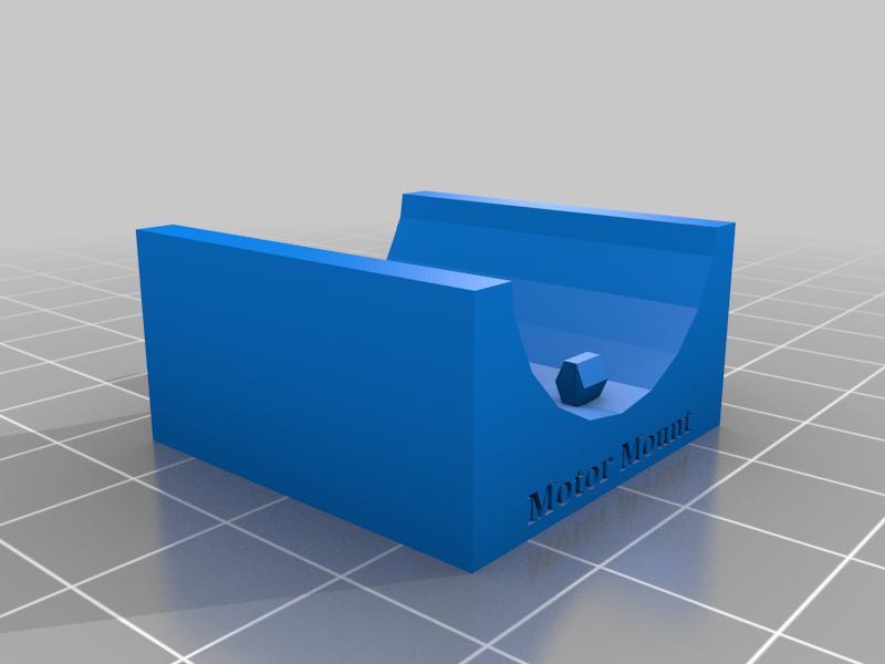 DC motor mount 1 Volt