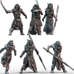 Elf Warriors (F) (pre-supported)