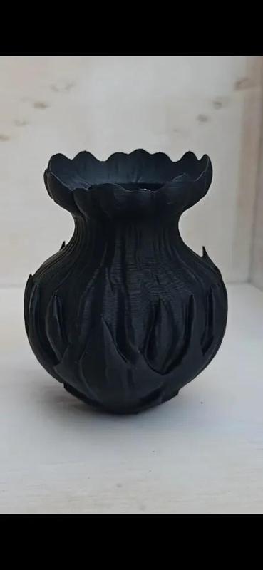 jarrón inspirado en el fuego (jarrón)   