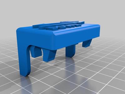 Ender 3 Pro Rail Cover v3 raised letters for dual color
