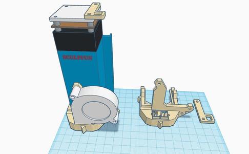 S9 Sculpfun Laser fan air assist