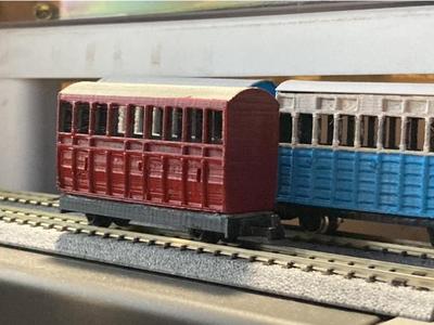 HOn30 scale Skarloey Red Coach