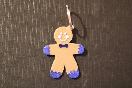 Gingerbread man keychain