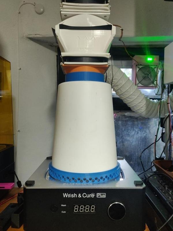 SLA/Resin Fan Hood for Anycubic Wash&Cure Plus
