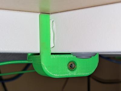 Aux / 3.5mm Port Mount for Ikea Bekant L-Shape