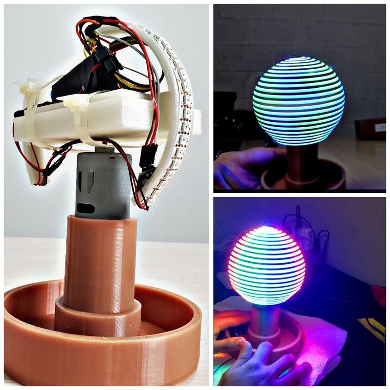 POV (Persistence of vision) 360 LED Globe Display V1