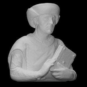 Beardless man with a fur cap