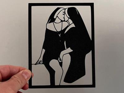 Sexy None in a frame