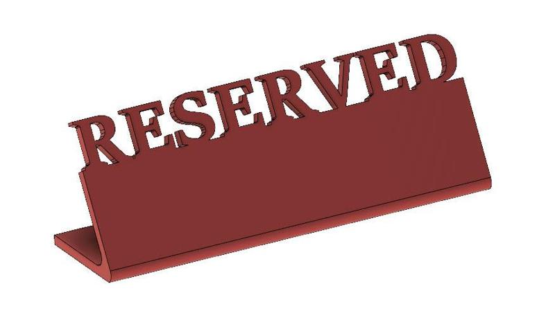 Reserved Sign