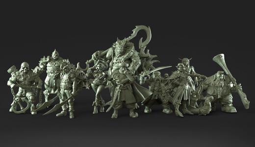 PRE-SUPPORTED 2 Deep Waters - 32mm - DnD