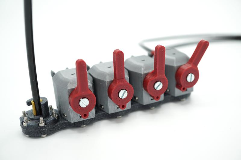 Pneumatic manual valve v2