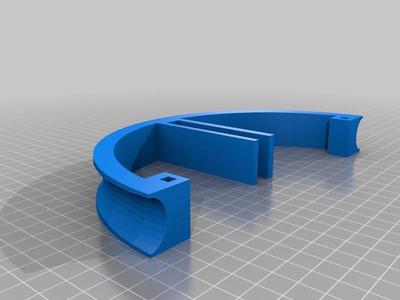 Aquarium hose holder for 10mm glass